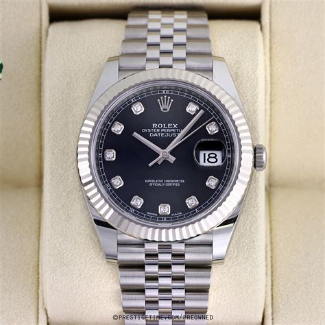 rolex date just used|pre owned Rolex 41mm Datejust.